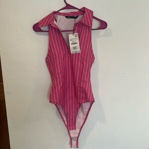 Zara Pink body Suit